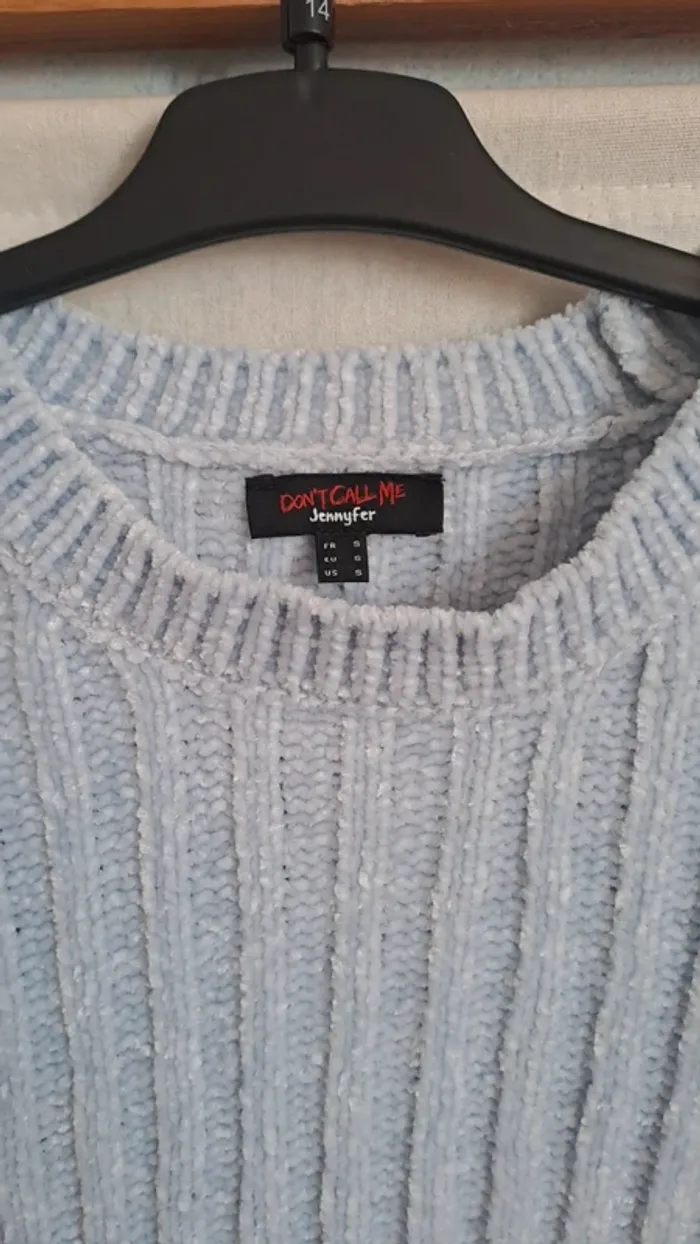 Pull tendance / Pull côtelé/ Pull velours/ Pull maille chenille - photo numéro 3