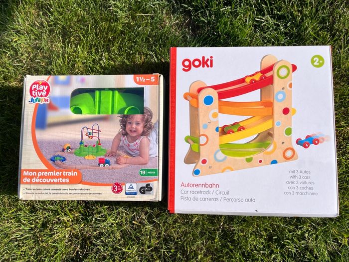 Lot 2 jeux en bois circuits