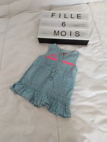 Robe fille 6 mois Tissaia