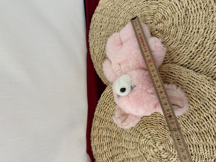 doudou souris , ours tartine et chocolat , rose - photo numéro 2