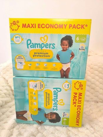 Pampers premium T6 - 2*70 couches