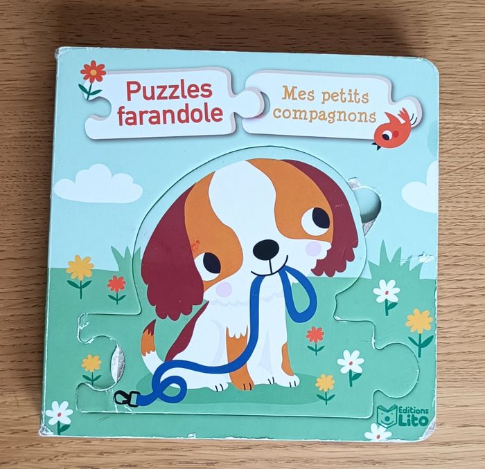 Livre Mes puzzles farandole : mes petits compagnons 1 an + - photo numéro 2