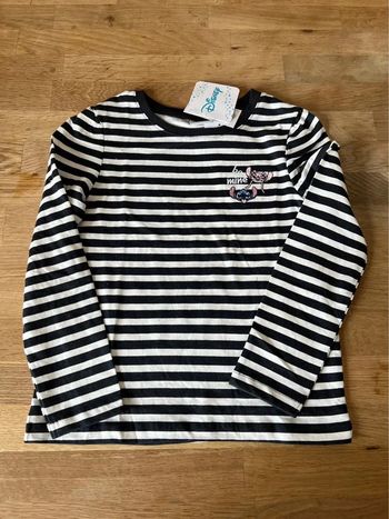 Tee-shirt manche longue  stitch disney
