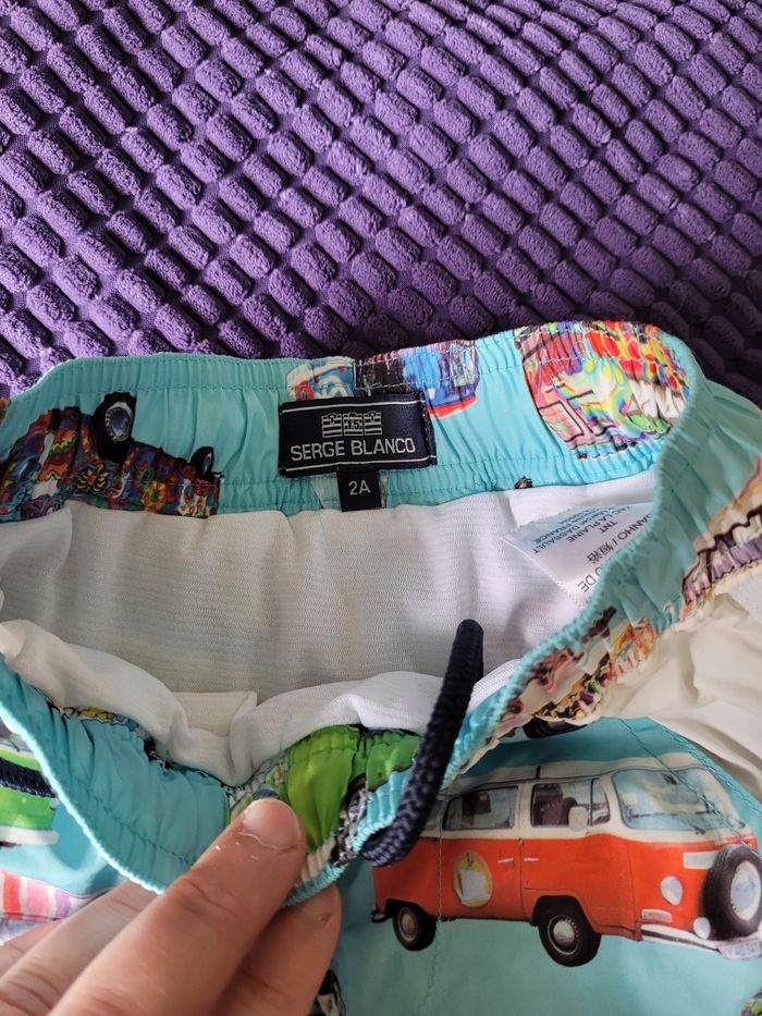 short de plage serge blanco 2ans (8e) - photo numéro 2