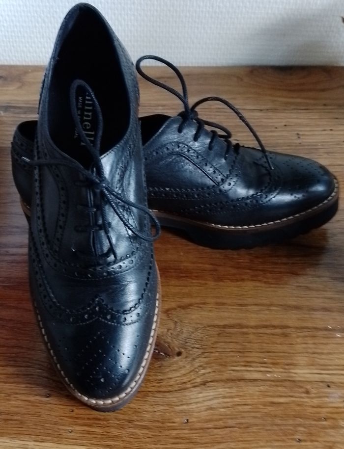 derbies cuir Minelli T36 - photo numéro 2