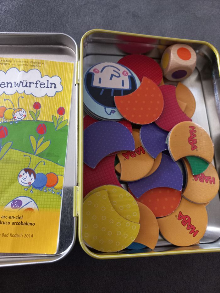 Jeu chenilles arc en ciel haba 3 ans - photo numéro 3