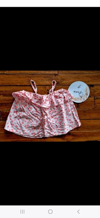 Débardeur volanté kiabi 6 ans