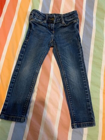 Jean slim tape à l’œil 3 ans fille