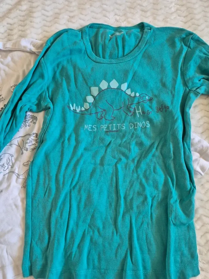 Lot de 3 maillots de corps 10 ans dinosaures - photo numéro 3