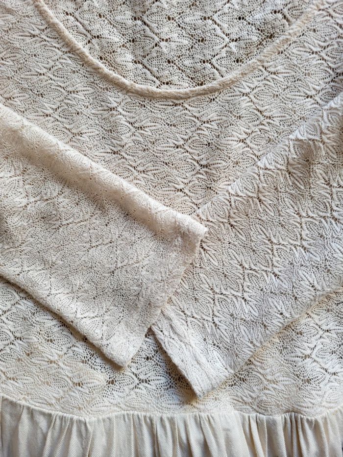 Robe bohème haut en dentelle avec ceinture - photo numéro 17