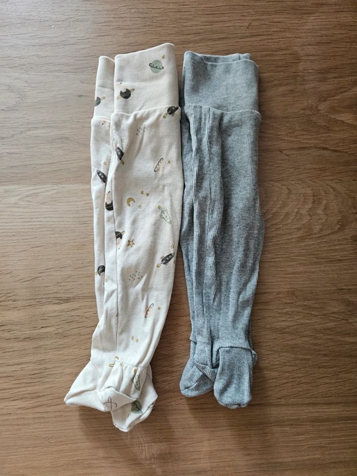 Lot 2 collants 6 mois