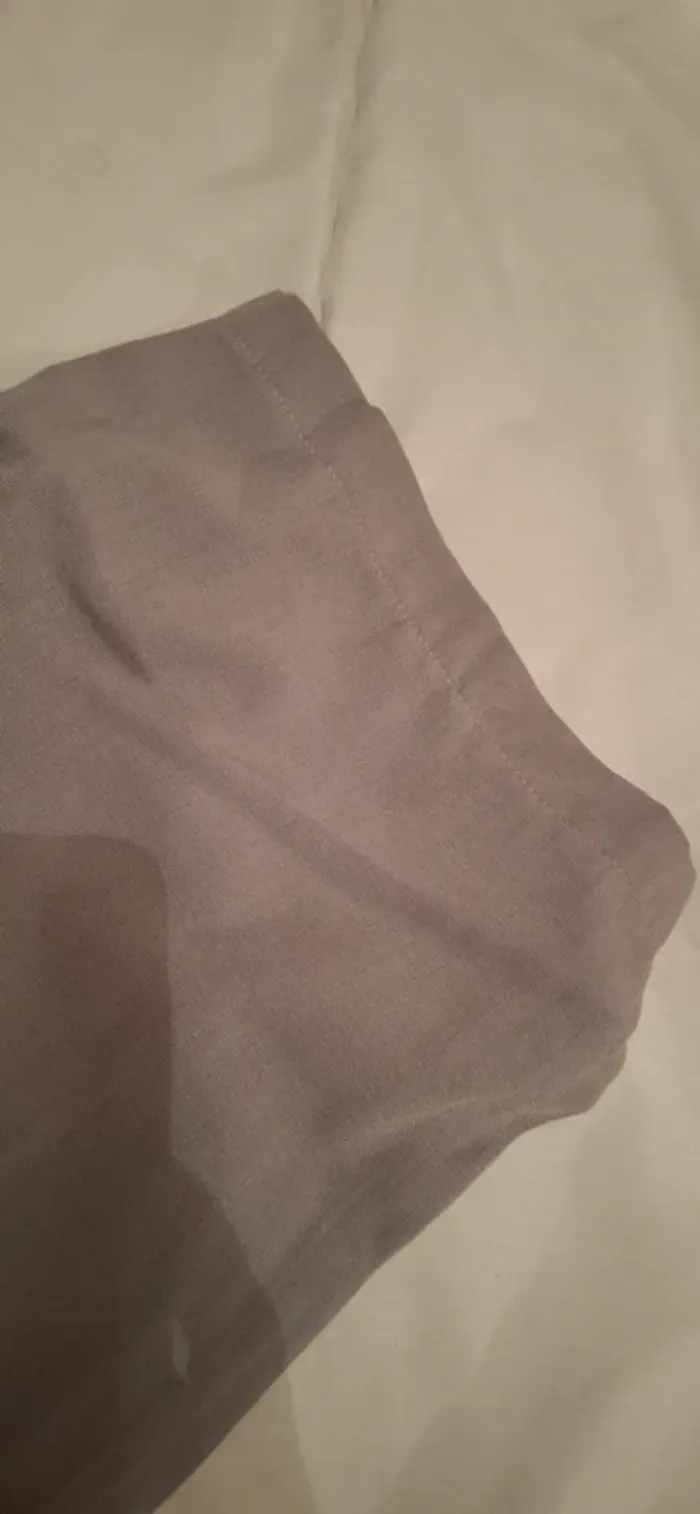 Pantalon fluide gris shein taille m - photo numéro 3