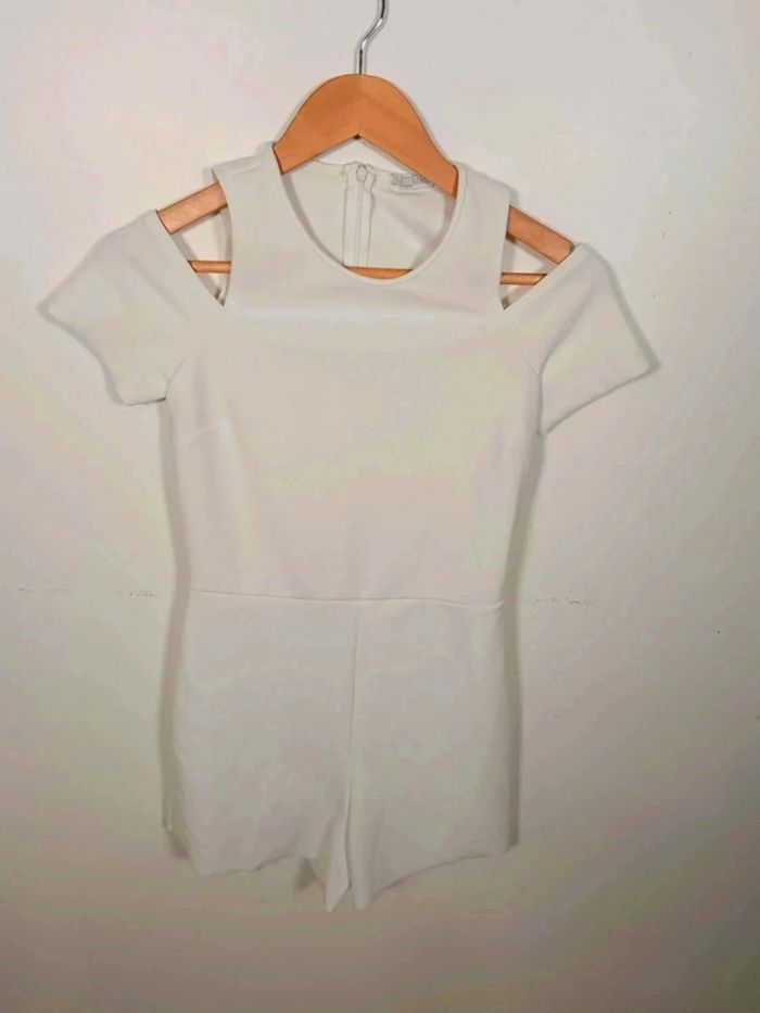 C18 combinaison blanc Zara S