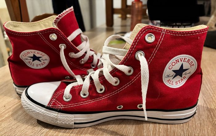 Converse Chuck Taylor All Star montantes – Rouge classique – Taille 39 - photo numéro 4