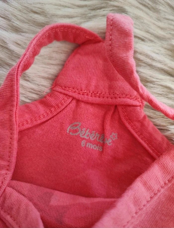 Ensemble ete débardeur jupe bébé reve 6 mois - photo numéro 4