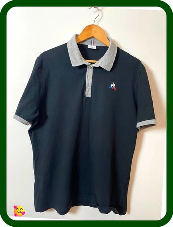Polo Le Coq Sportif – Homme – Taille XXL – Noir
