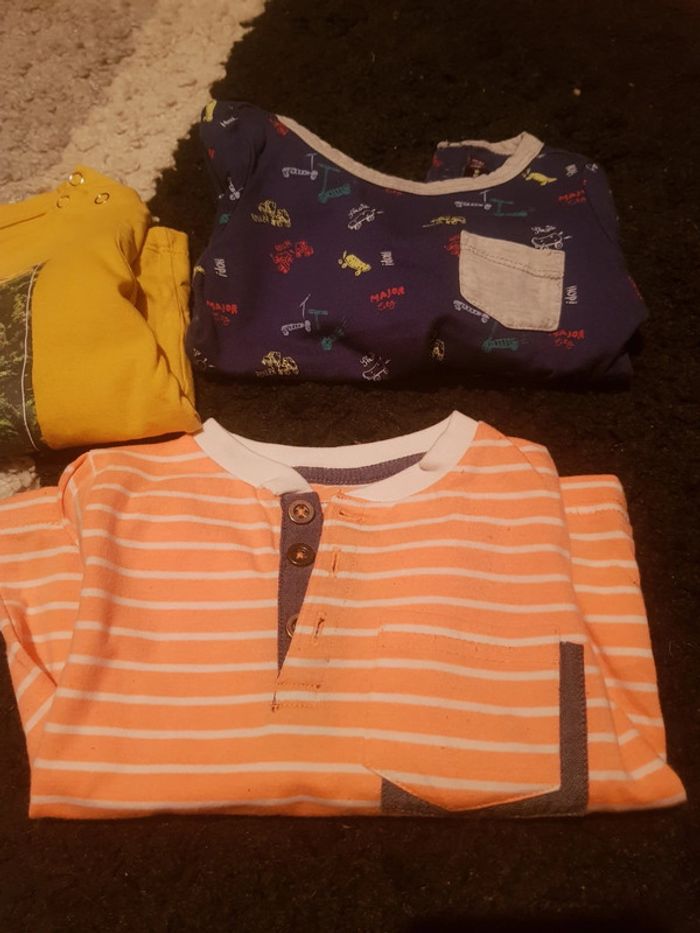 Lot tee-shirts 12 mois - photo numéro 2