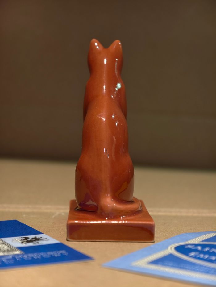 Chat rouge Saint Jean l'Aigle émaux de Longwy - photo numéro 4