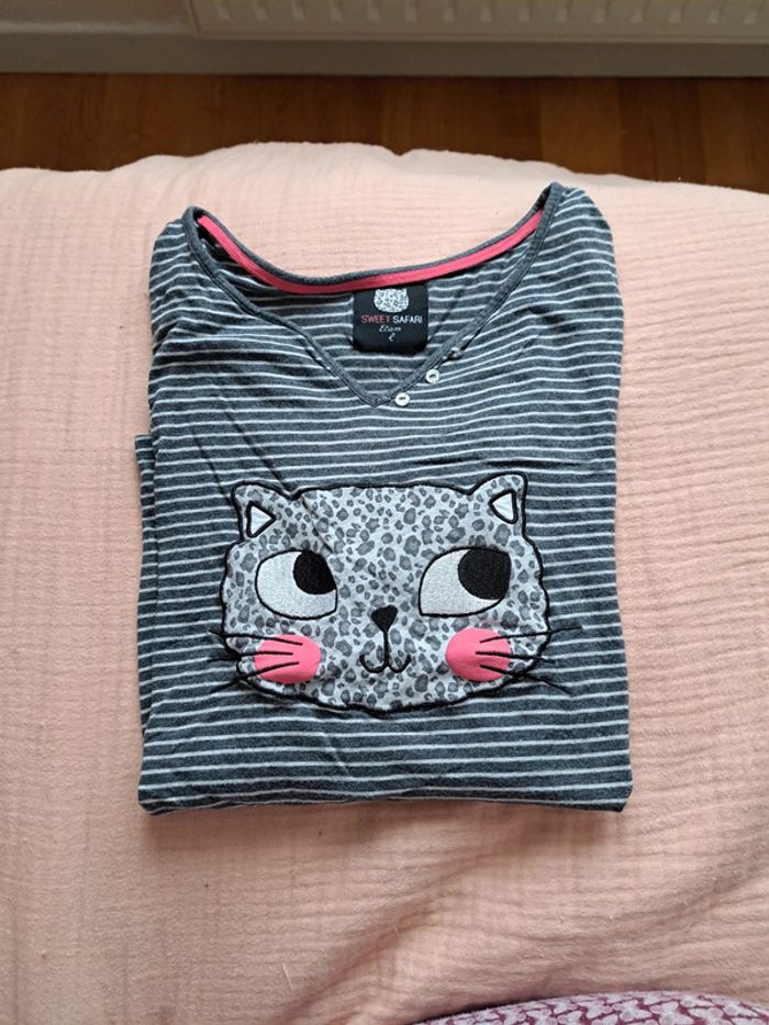 Haut de pyjama taille L