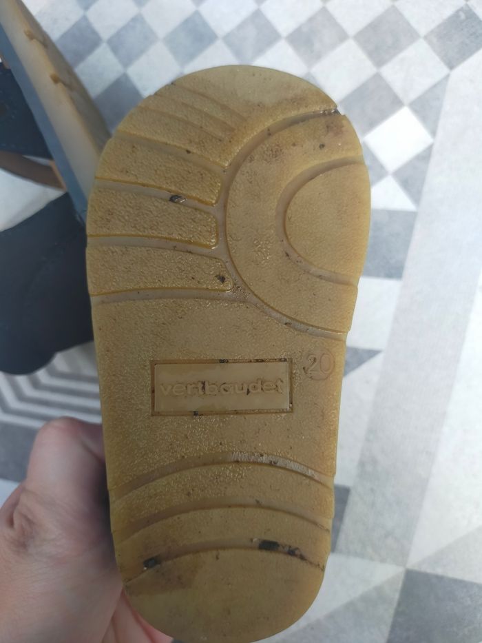 Sandalettes cuir taille 20 - photo numéro 5
