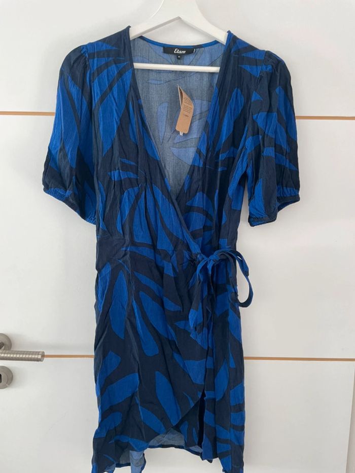 Robe bleue XS Etam - photo numéro 2