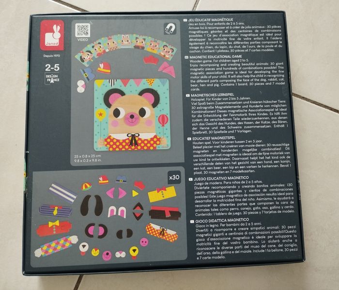 Jeu éducatif magnétique Janod - photo numéro 2
