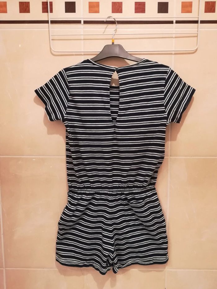 Combishort à rayures T14 ans - V92B - photo numéro 4