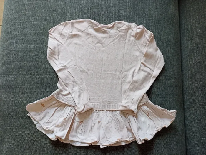 Pull stylé cachemire rose poudrée Little Karl Marc John 8 ans - photo numéro 4