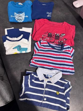 Lot de t shirt manches longues