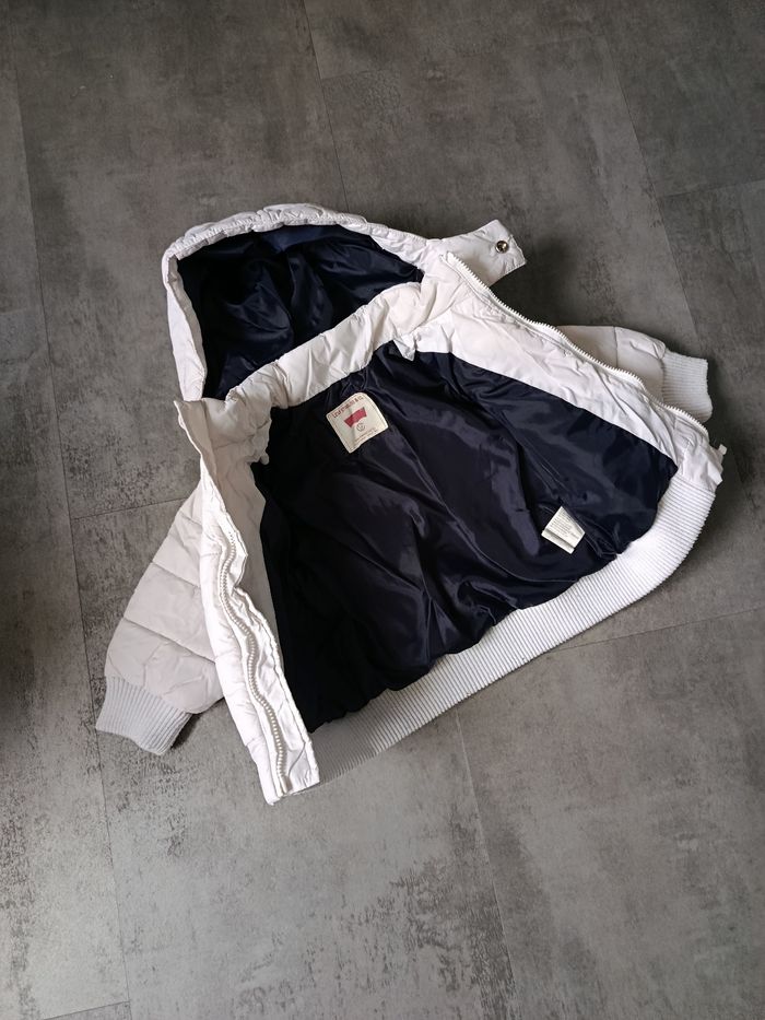 Blouson blanc 12 mois - photo numéro 2