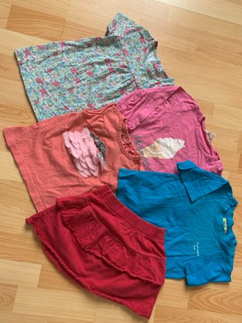Lot 5 vêtements fille 18 mois