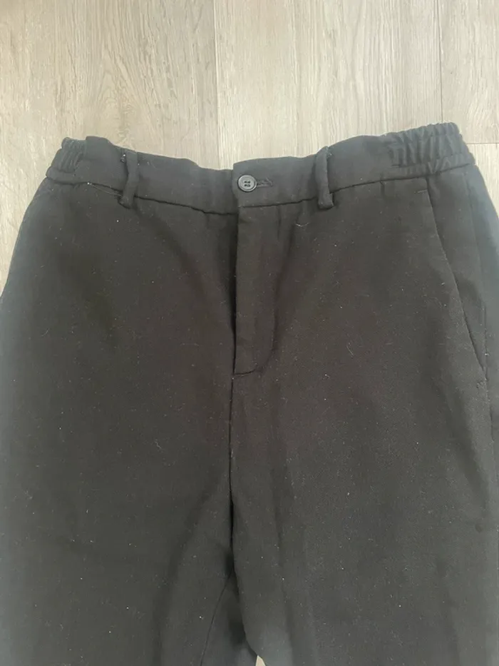Pantalon Zara, noir, homme - photo numéro 2