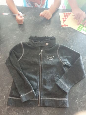 Gilet polaire 5 ans Lisa rose
