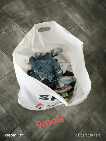 Lot vêtements garçon 9 mois