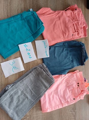 Lot pantalon 12 ans