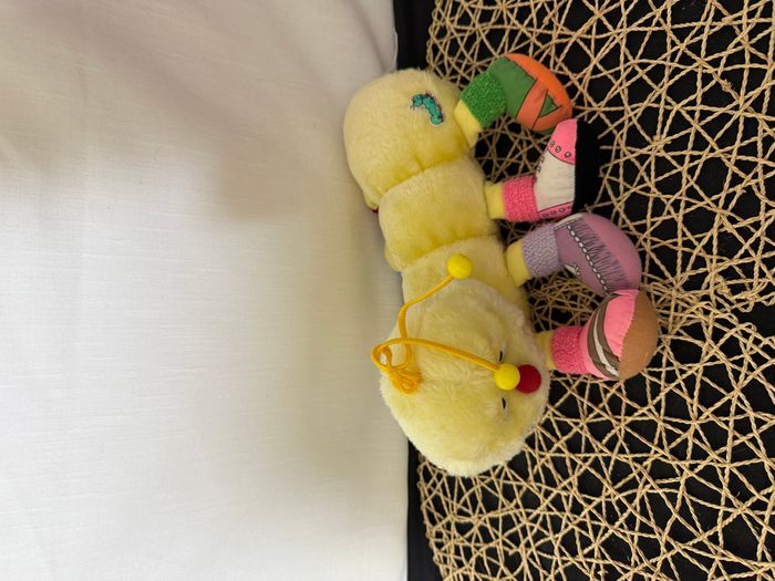 ANCIENNE PELUCHE CHENILLE Mille Pattes Vintage De 1984 - photo numéro 2