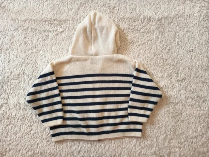 Gilet zippé à capuche L.E.M en 6M mixte - photo numéro 4
