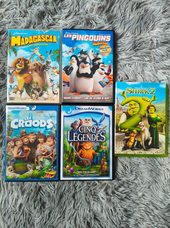 Lot de DVD Enfants – Animation DreamWorks