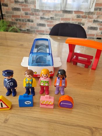 Bus et  arrêt de bus playmobil 123
