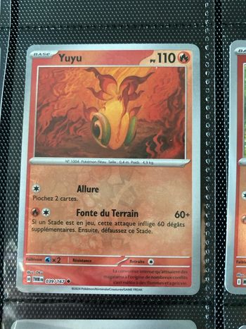 Carte Pokémon reverse neuf