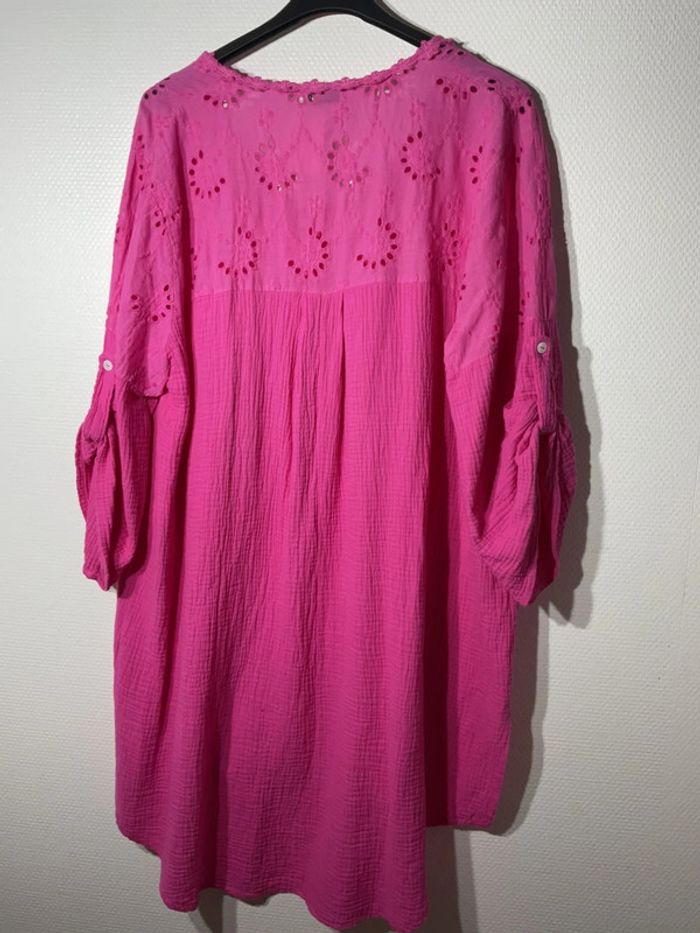 Tunique gaz de coton femme taille unique (46-52)- E&F - neuve avec étiquette - photo numéro 3