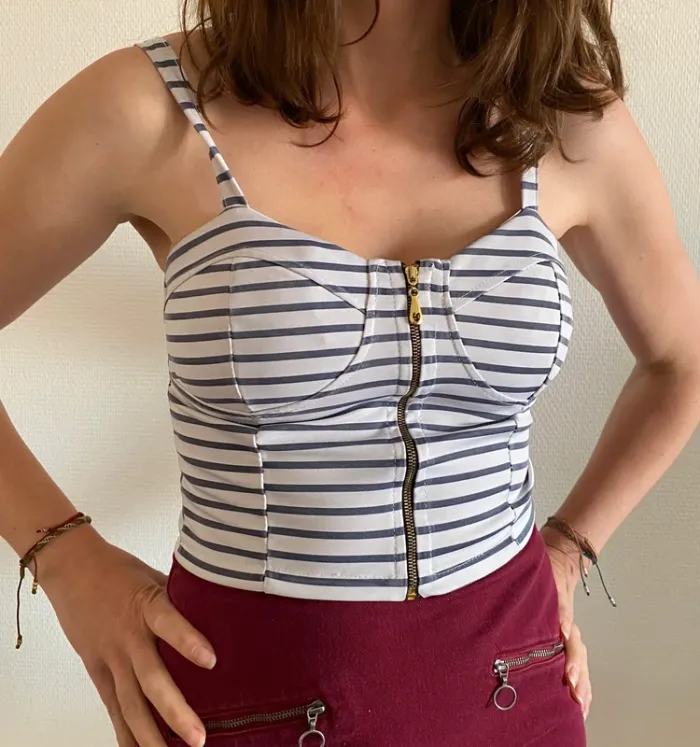Top rayé marin 🔸T.36