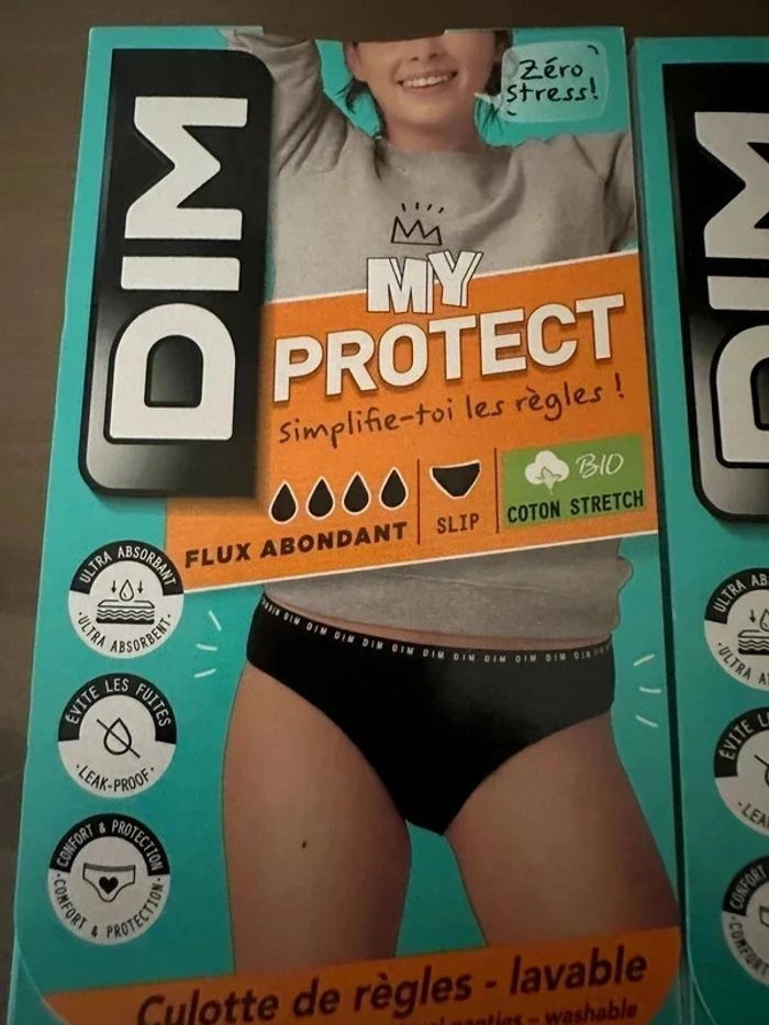 2 culotte de règles lavable taille 12 ans - photo numéro 2