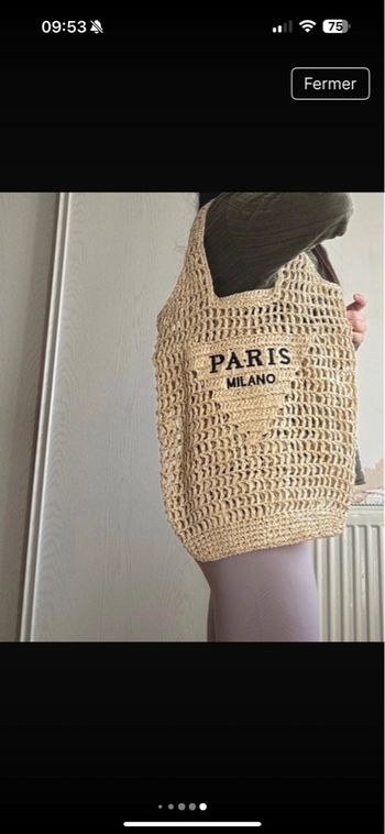 Sac Sac en paille