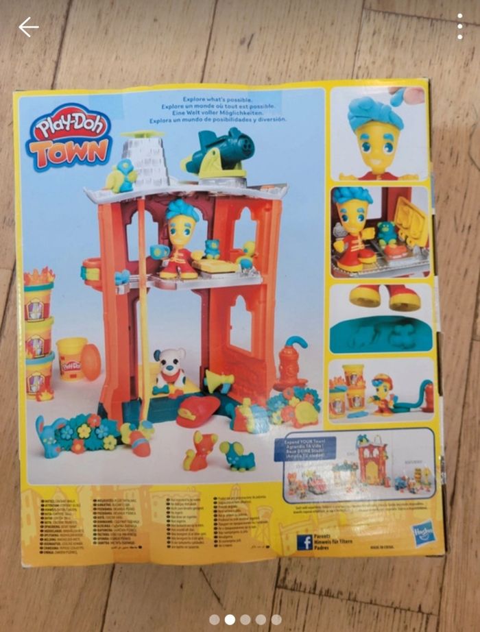 Coffret play doh pompier pâte à modeler - photo numéro 2