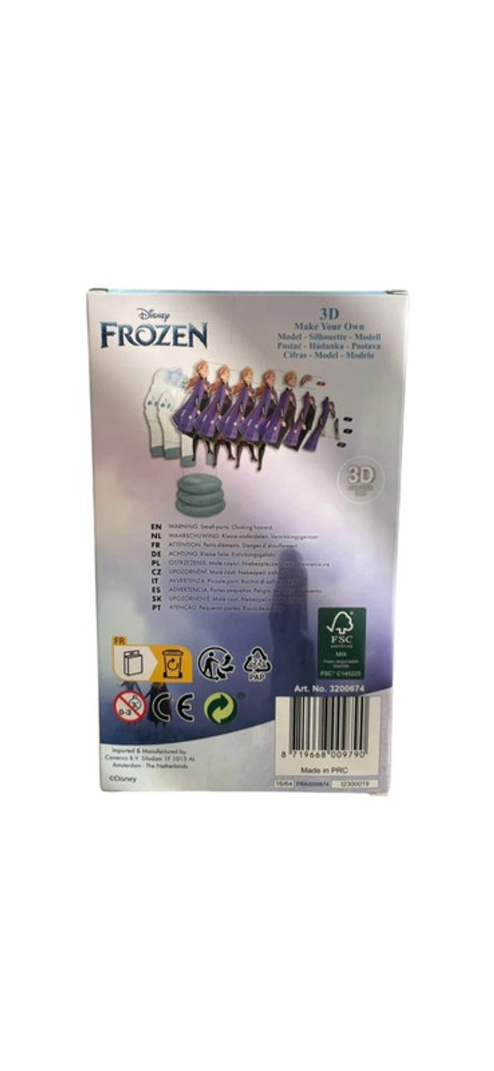 Silhouette 3D Disney Frozen / La reine des neiges Anna neuf - photo numéro 2