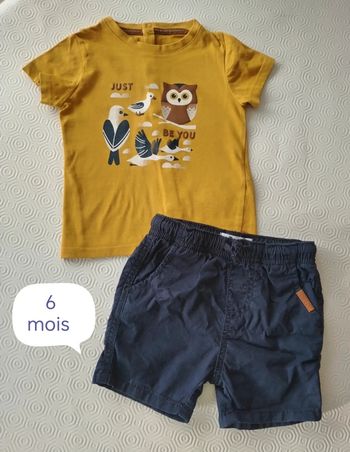 Tenue d'été taille 6 mois 