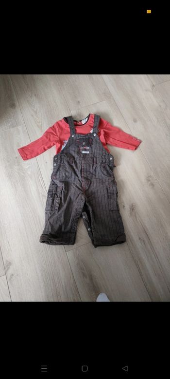 Ensemble salopette tee shirt