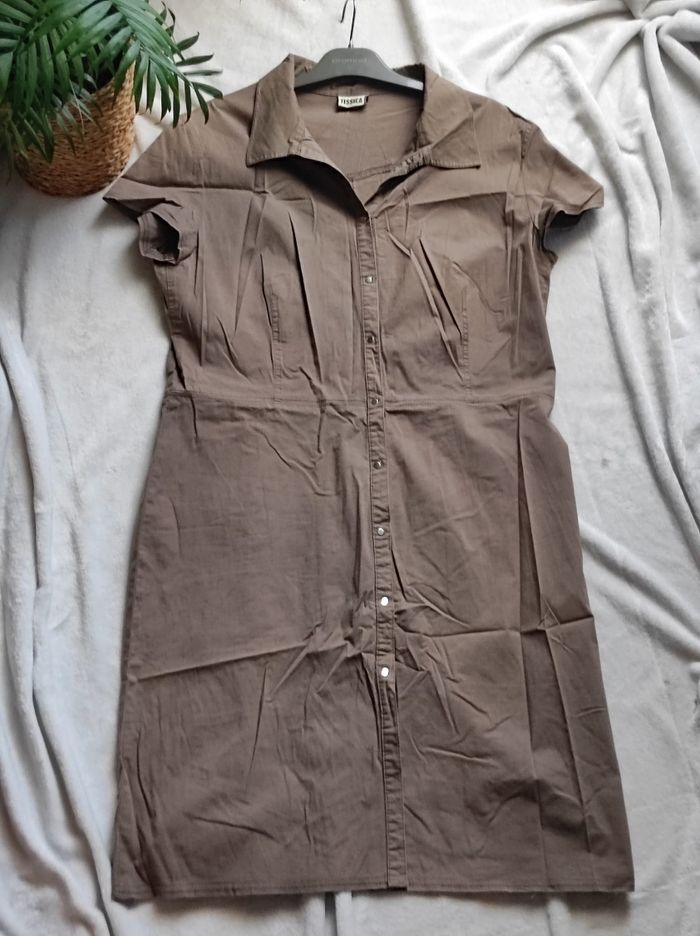 Robe courte coton vintage XXXL / 46 - photo numéro 2