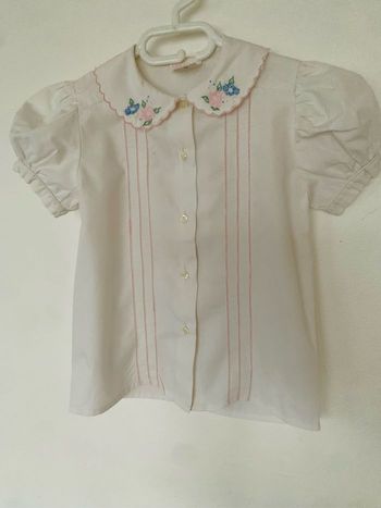 Blouse brodée 4 ans